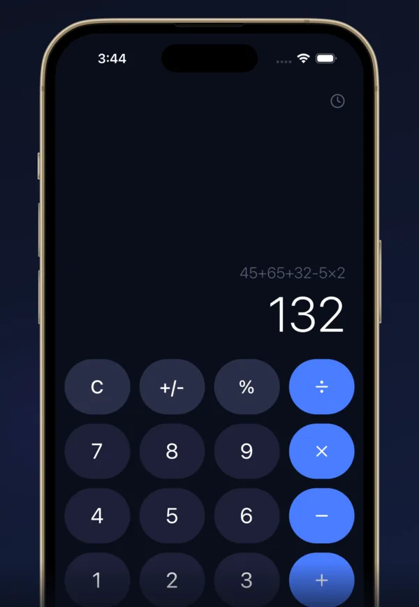 Working calculator lock screen